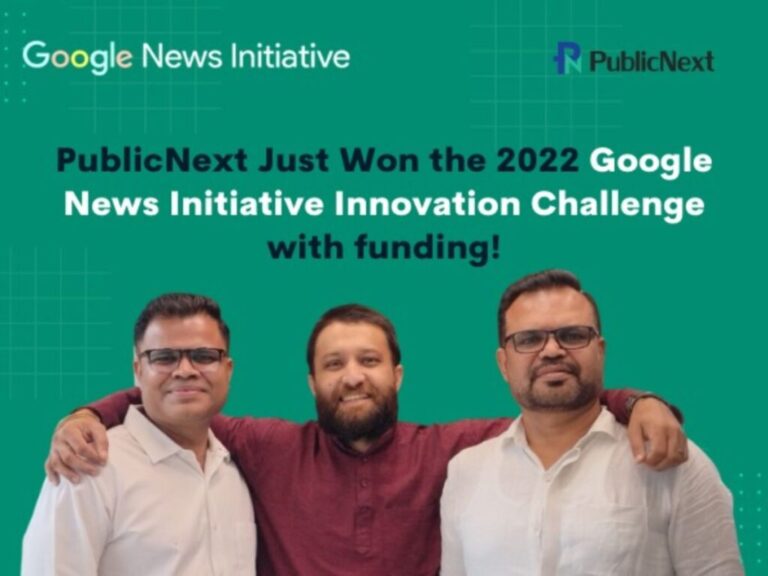 PublicNext has been selected as a recipient of the Google News Initiative (GNI) Innovation Challenge (Asia Pacific) along with funding from Google