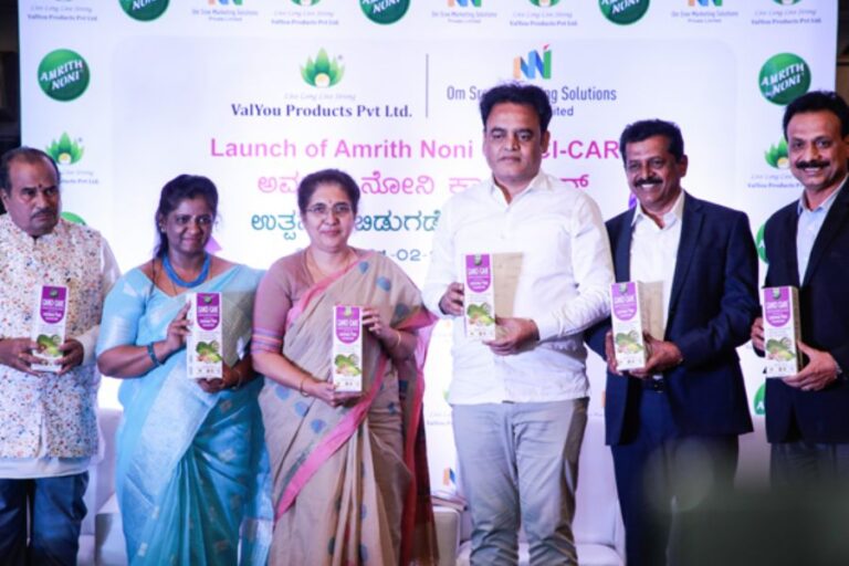 Valyou products launched “Amrith Noni Canci-Care” on the eve of International Cancer Awareness Day