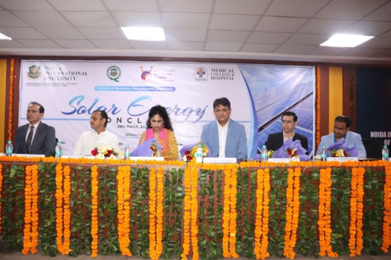 Solar Energy Conclave 2023: Noida International University