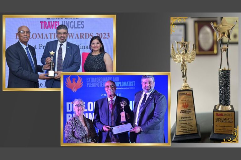Honorary Consul General Neeraj Sharma bags two of the most Prestigious Awards!