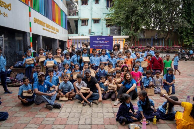 BYJU’S and CauseKey Jointly Promote Fitness and Community Bonding on National Sports Day at Jakkasandra Govt. School