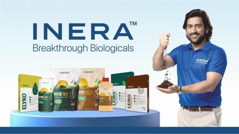 Bio Agri Inputs brand Inera ropes in MS Dhoni as Brand Ambassador