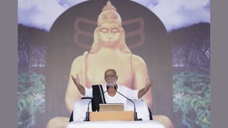 On World Environment Day, Morari Bapu calls for protecting the five elements by planting trees