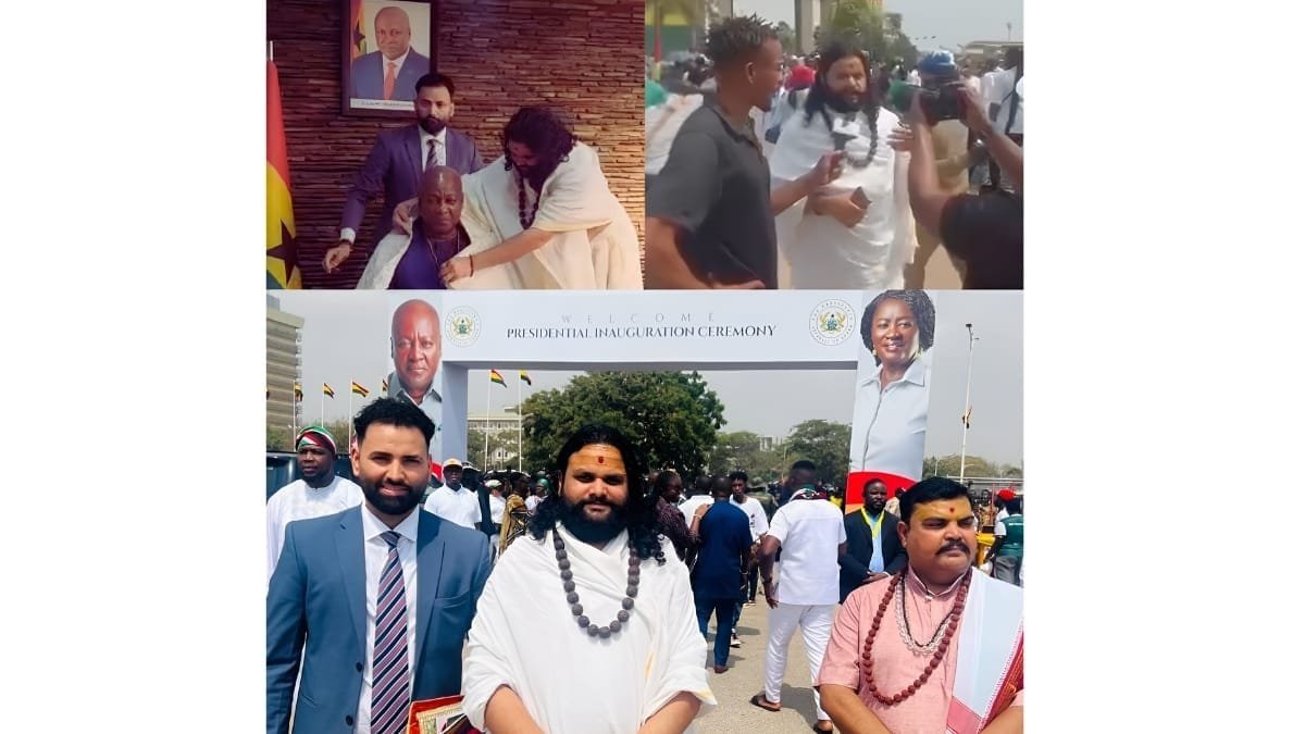 Acharya Pawan Dutt Ji Invited to Ghana’s Presidential Swearing-In of John Dramani Maham