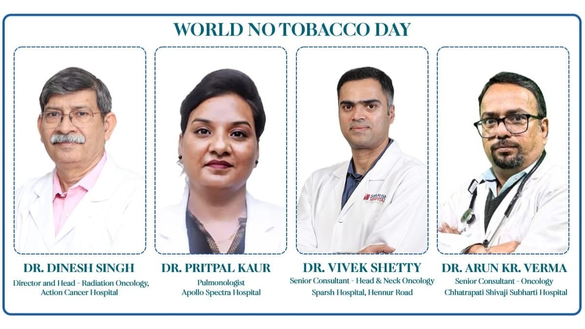 World No Tobacco Day 2025: Experts Unite Against Tobacco as a Leading Cause of Cancer and Chronic Diseases