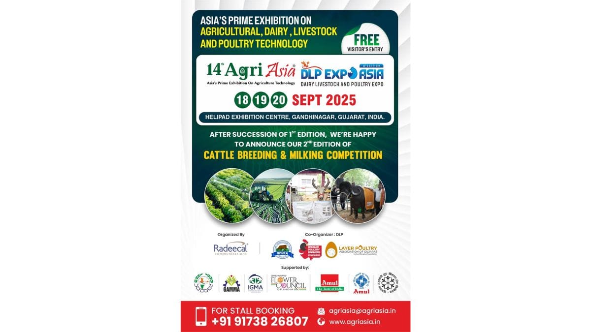 AgriAsia2025 – India’s Largest AgriTech, Livestock & Poultry Expo Returns Bigger Than Ever!