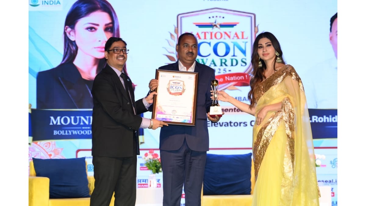 Rising to New Heights with Innovation Mr. Rohidas B. Lokhande Winner – National Icon Award 2025 Category: Excellence in Hydraulic Lift System Innovation Director, Om Sai Elevators Co. | Pune