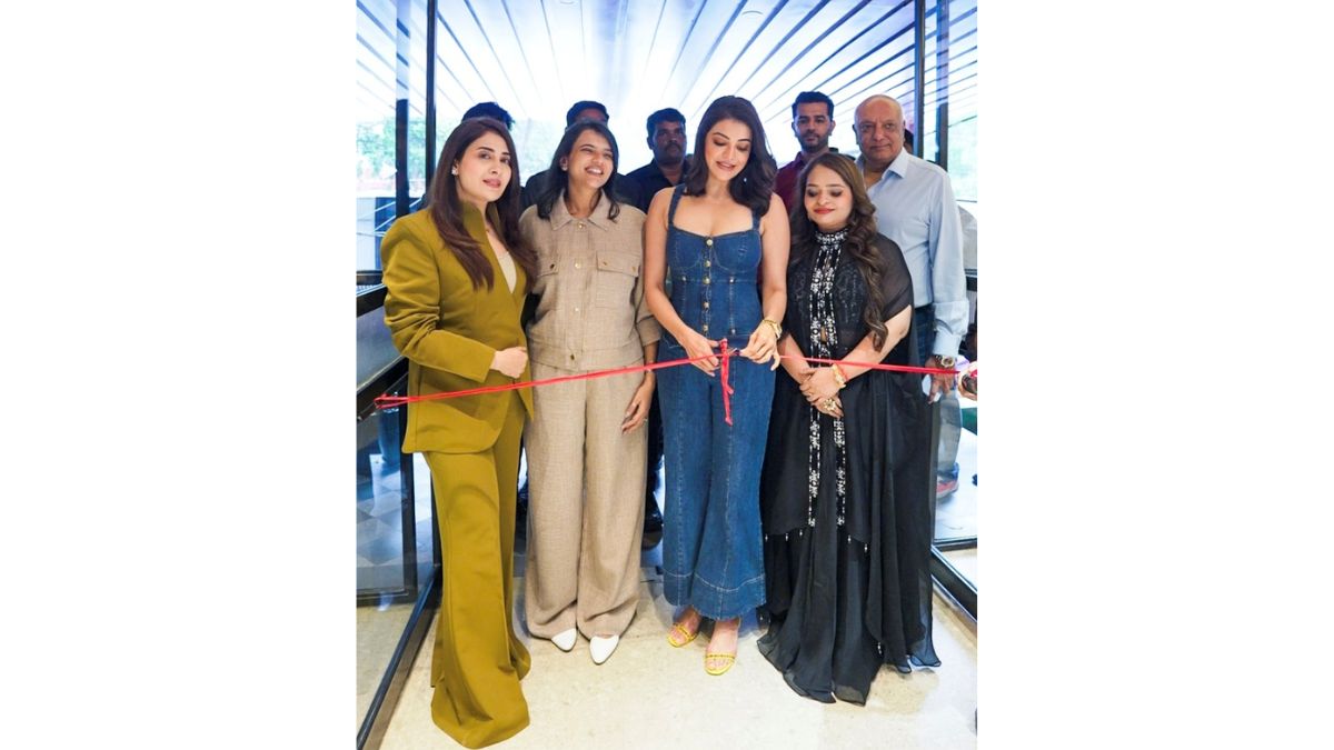 Kajal Aggarwal Graced the Inauguration of Hair Masters’ New Luxury Salon in Ashiyana, Lucknow