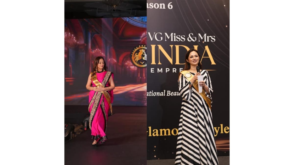 Harvinderjit Kaur Shines at VG Miss & Mrs. India Empress 2025