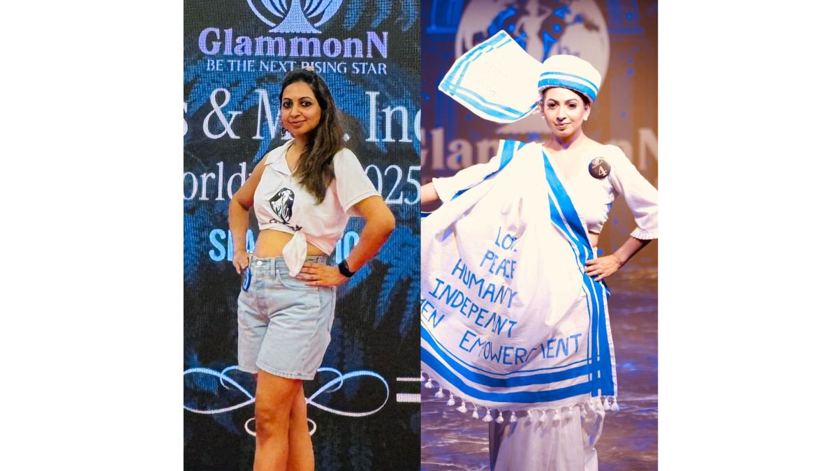 Hailly Verma Wins Mrs. Charming 2025 Title at Glammonn Miss and Mrs. India Worldwide ?
