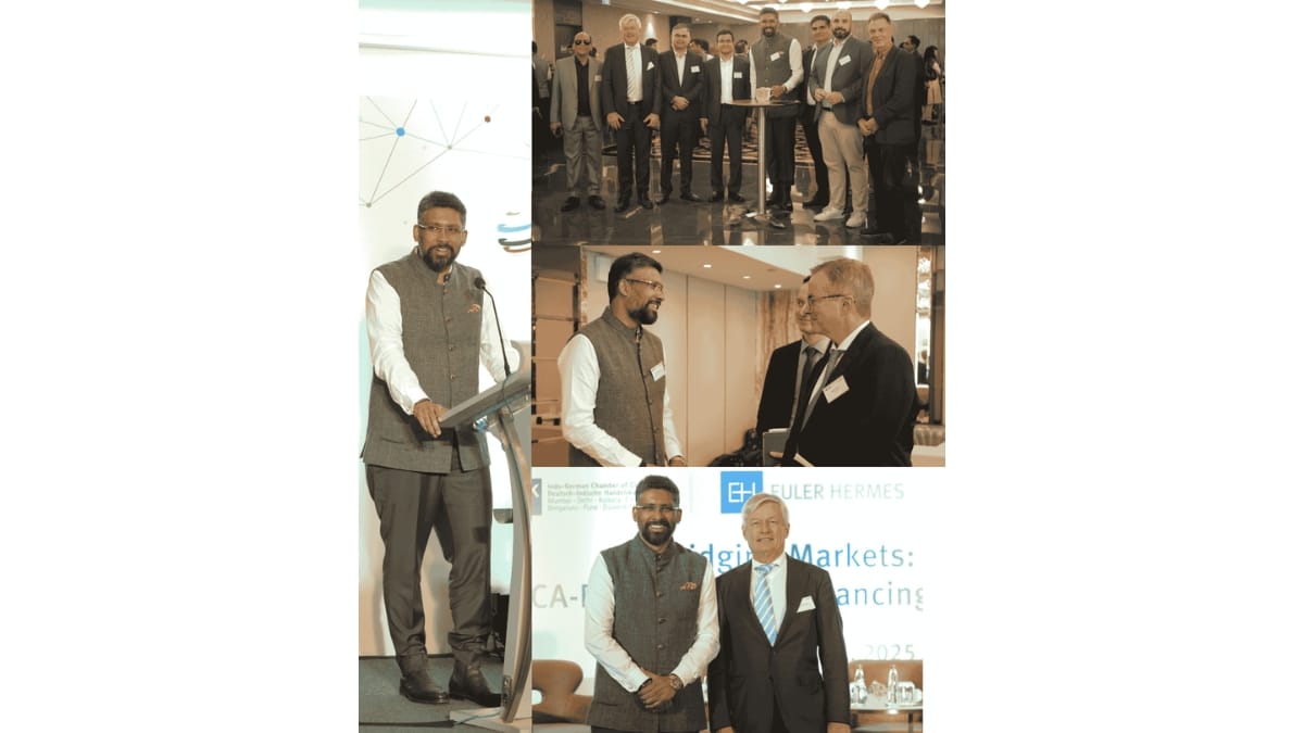 Vishwa Samudra’s MD, Shivdutt Das, showcases ECA-backed Export Financing models at the European Credit Agencies Conference