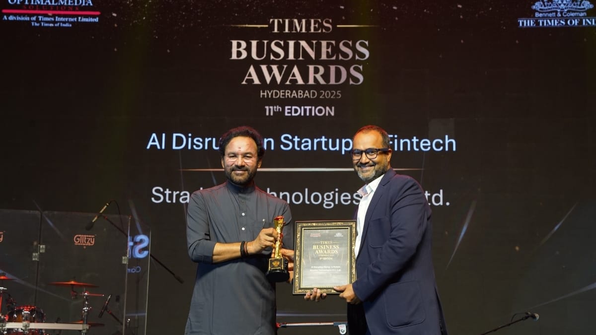 Abhinav Gupta-led Stradux Honored at Times Business Awards 2025 in Hyderabad