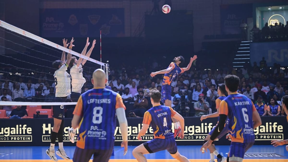 PVL 2025 Season 4 (Match 36): Mumbai Meteors storm into the final with a commanding victory over Goa Guardians