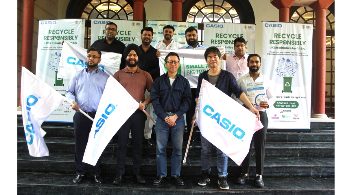 Casio India’s ‘Recycle Responsibly’ Campaign Engages Over 2 Million, Recycled 5.4 Tonnes of E-Waste in Delhi-NCR