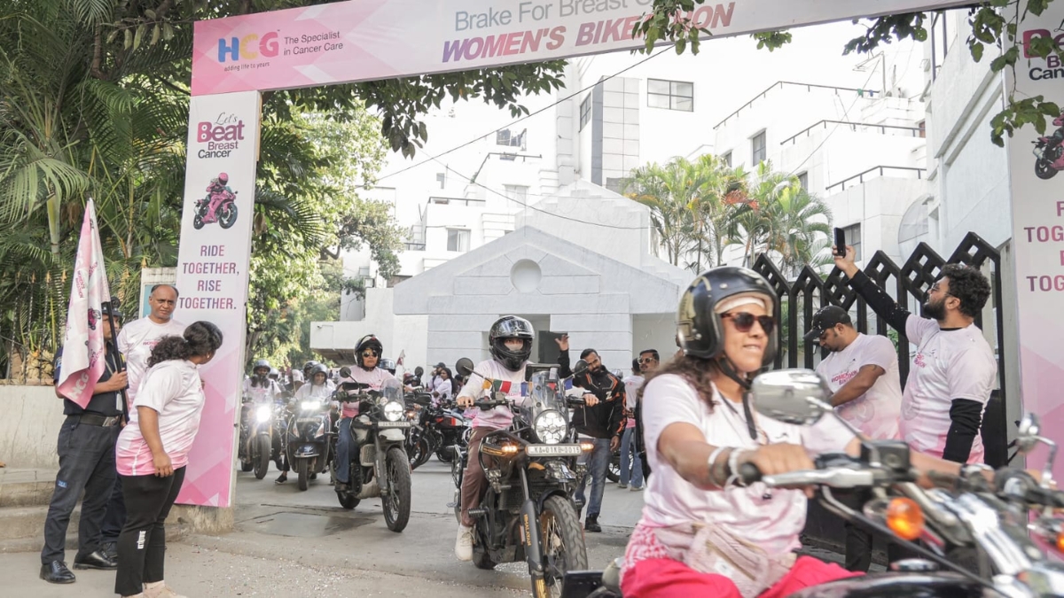 HCG Cancer Centre Bengaluru Organises Women’s Bikeathon ‘Brake for Breast Cancer’ to Promote Early Detection