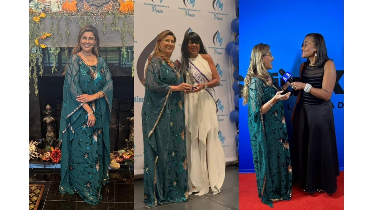 Prof. Dr. Parin Somani Honoured with the Passion Purpose Peace Award 2025 in Maryland, USA
