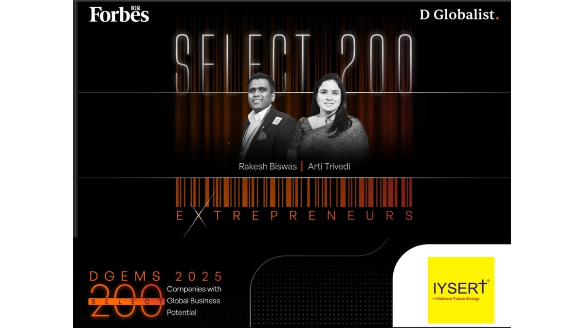 IYSERT Energy Research Recognised in Forbes India DGEMS 2025 Select 200