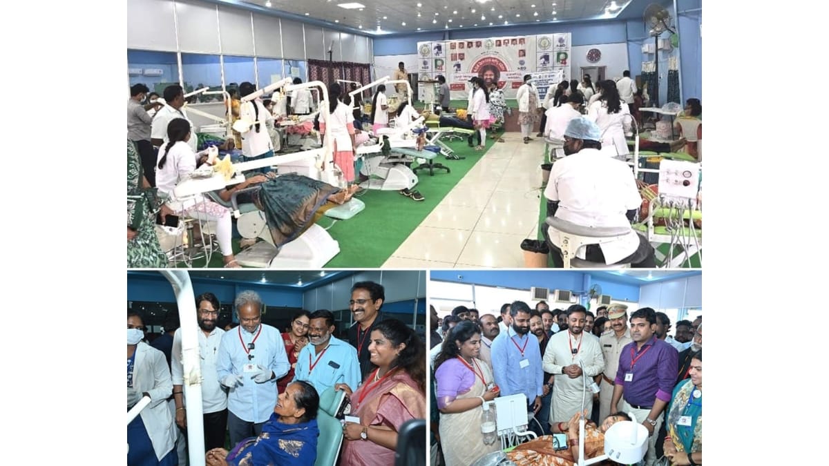 Mega Dental Camp Launched by GSL–NEO Institutions under P4 Vision of CM Chandrababu Naidu and DCM Pavan Kalyan in Pitapuram
