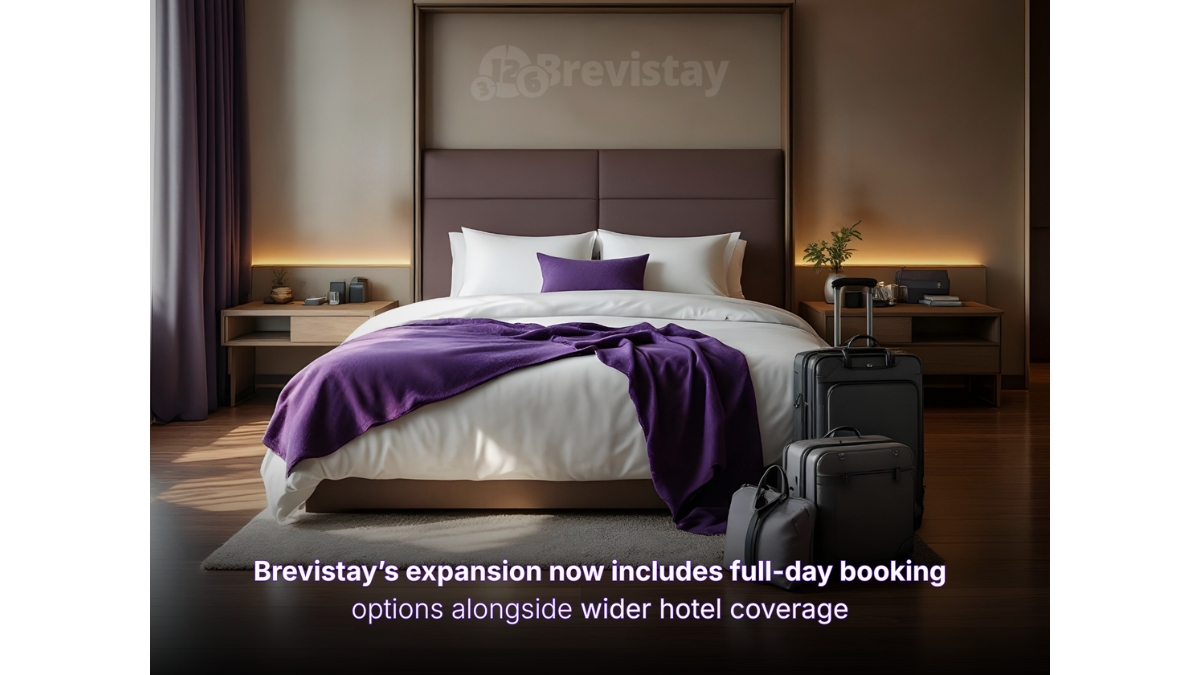 Brevistay Expands to 10,000+ Hotel Partners Across 200 Cities, Introduces Full-Day Stay Options