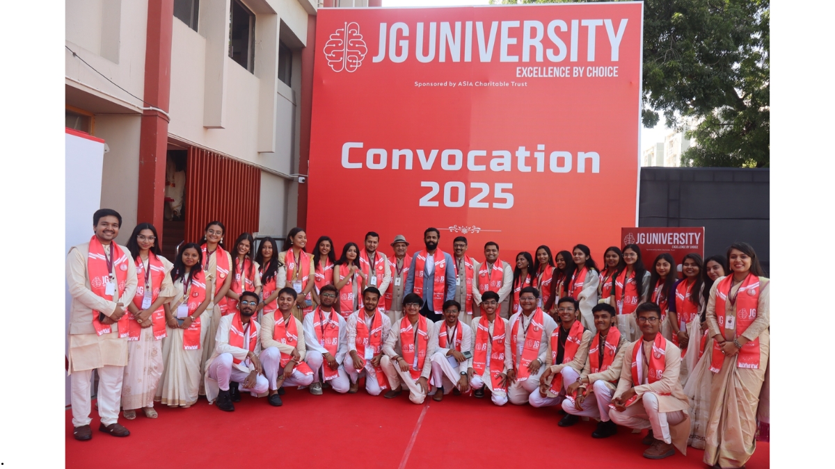 JG University Celebrates Convocation Ceremony; 245 Students Conferred Degrees