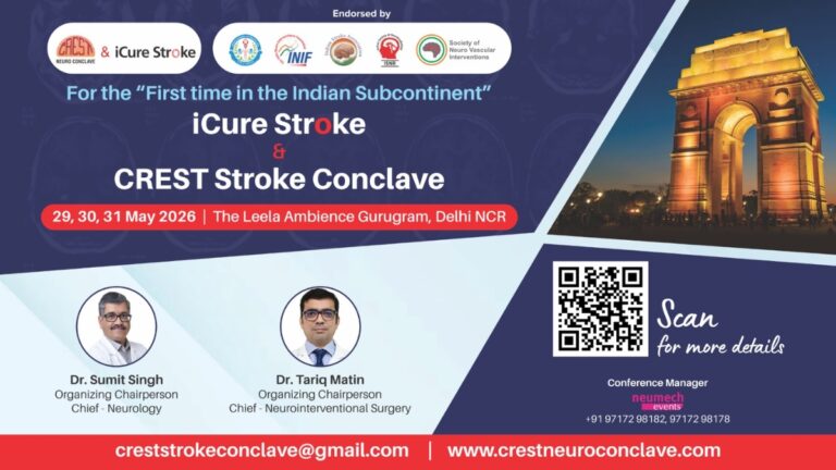 India’s First Dedicated Stroke Specialization CME to be Held in Delhi NCR