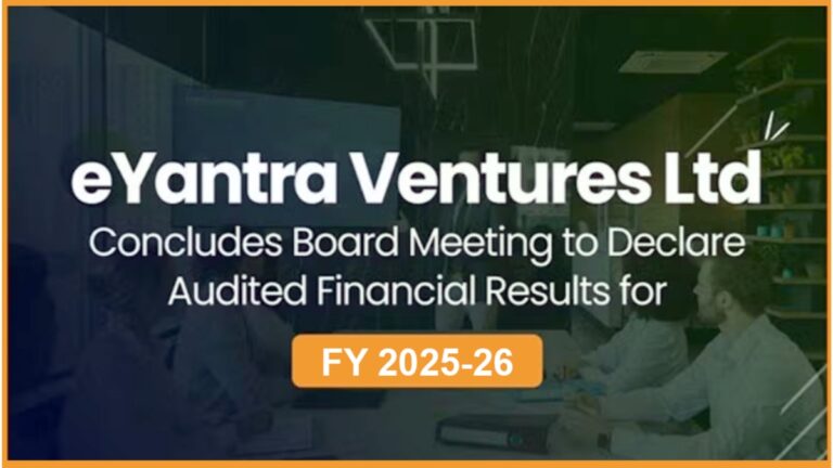 eYantra Ventures Limited Reports FY26 Annual Results