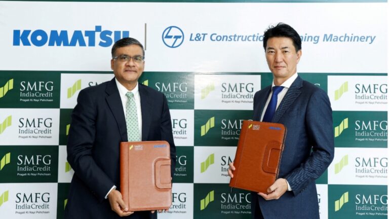Komatsu and SMFG India Credit Co. Ltd. Launch Finance Scheme to Empower First-Time Machine Buyers and Small Fleet Owners