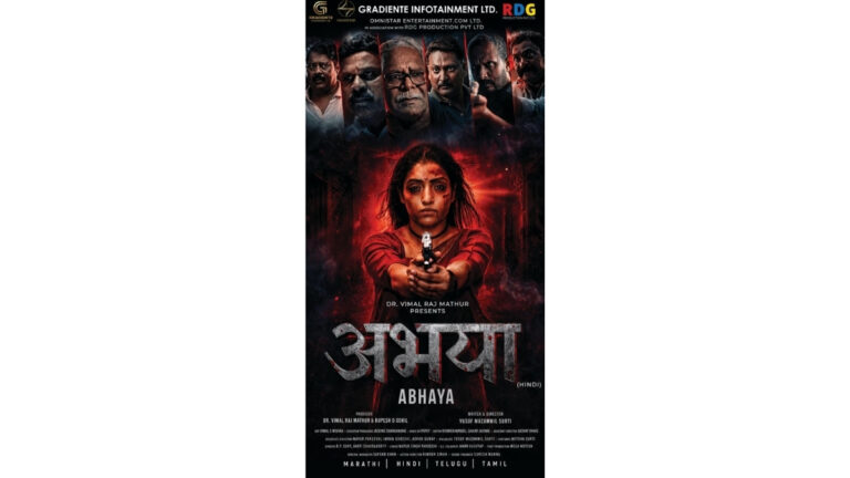 Producers Dr. Vimal Raj Mathur and Rupesh D. Gohil Launched Multilingual Posters for the Women-Centric Film “Abhaya”