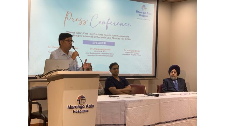 Marengo Asia Hospitals, Faridabad, Launches ‘Proctor Robotic Surgery’ Program, Enabling Remote Guidance for Robotic Knee Replacements in Smaller Cities