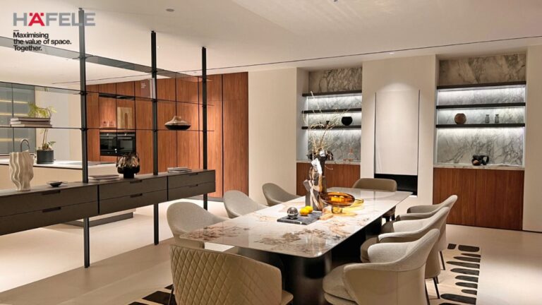 Hafele’s Alustro Flexible Shelving System Combines Enhanced Functionality with Elevated Aesthetics
