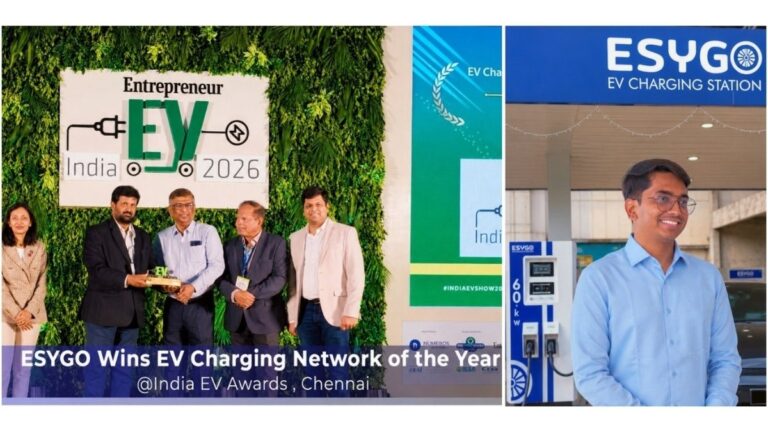 ESYGO Wins “EV Charging Network of the Year” at India EV Awards 2026