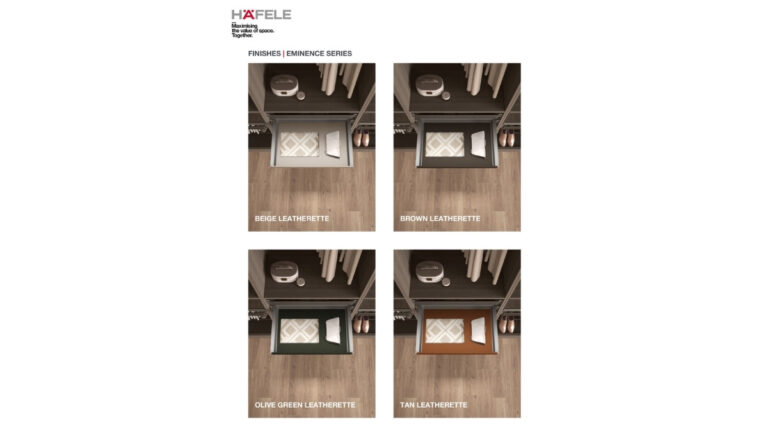Bring Luxury and Organisation Together with Hafele’s Eminence Wardrobe Accessories