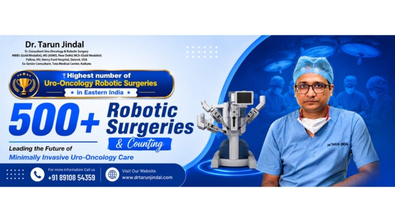 Dr. Tarun Jindal Strengthens Robotic Uro-Oncology Excellence at Apollo Hospitals Kolkata with Over 500 Robotic Surgeries in Eastern India