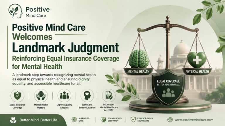 Positive Mind Care Welcomes Landmark Judgment Reinforcing Equal Insurance Coverage for Mental Health