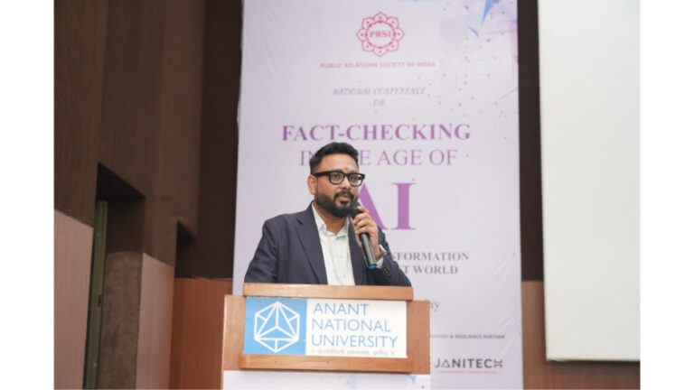 Technology Must Be Anchored in Trust, Says Dr. Kashyap Jani at PRSI National Conference on Fact-Checking in the Age of AI