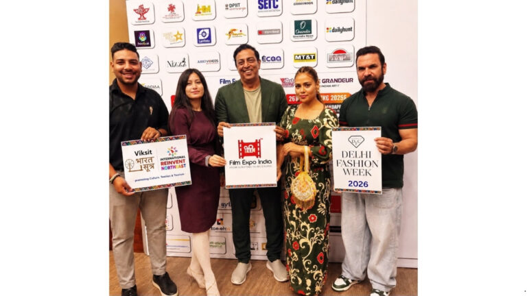 Vindu Dara Singh Launches Delhi Fashion Week 2026 at Film Expo India Press Conference