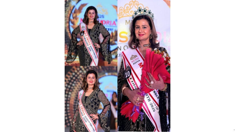 Neeru Singh: becoming Pride of North and 2nd Runner-Up in the Emerald Category at Mrs India Queen of Substance 2026
