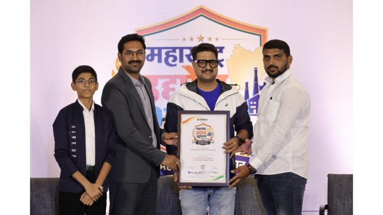 Mr. Yogesh Jadhav & Mr. Shubham Hanumant Talekar Honoured as ‘Best Safety-Compliant Scaffolding Solutions Provider Company in Pune’