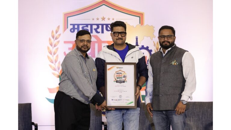 Mr. Vivek Dadoo Honoured as ‘Best Fire Safety Solutions Company of the Year’ at Maharashtra Udyog Bhushan Puraskar 2026