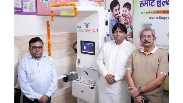 M3M Foundation strengthens community healthcare with the inauguration of Health Check-up Kiosks at Kurukshetra and Gurugram