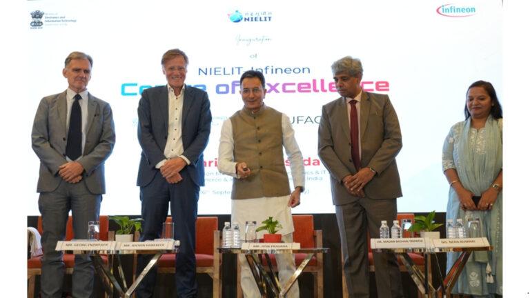 Union Minister of State Jitin Prasada Inaugurates NIELIT–Infineon Centre of Excellence on Semiconductor Manufacturing
