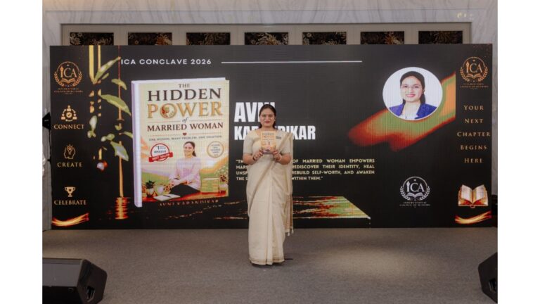 Ms. Avni Atharva Karandikar Launched The Hidden Power of Married Woman at ICA Conclave 2026