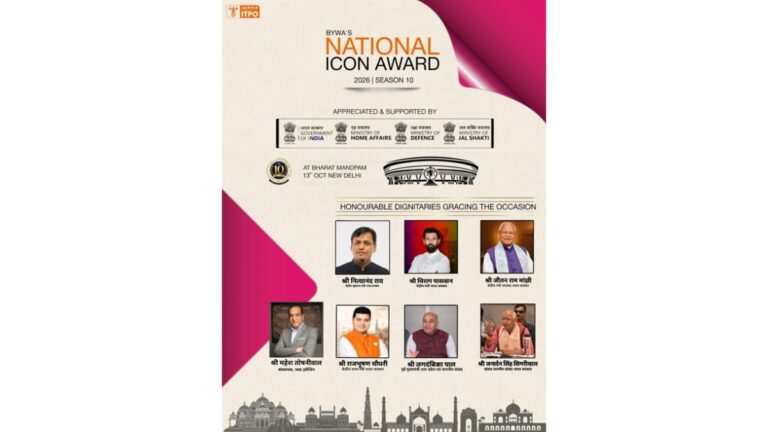 BYWA National Icon Award 2026 to Have Mahesh Toshniwal as Special Guest
